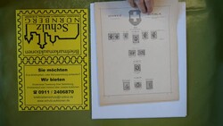 1854/1889, interess. klass. Slg., dabei Strubel Mi. Nr. 13/18 ...