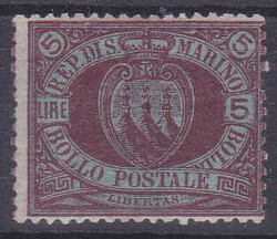 5 L. Höchstwert sauber ungebraucht, fast postfrisch  Automatically ...