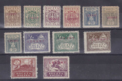 Aufdruckserie als kpl. Neudrucksatz sauber ungebraucht, geprüft ...