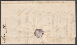 1861, Brief mit Frankatur aus Spanien mit Nr.-Stempel "29" nach Jerez