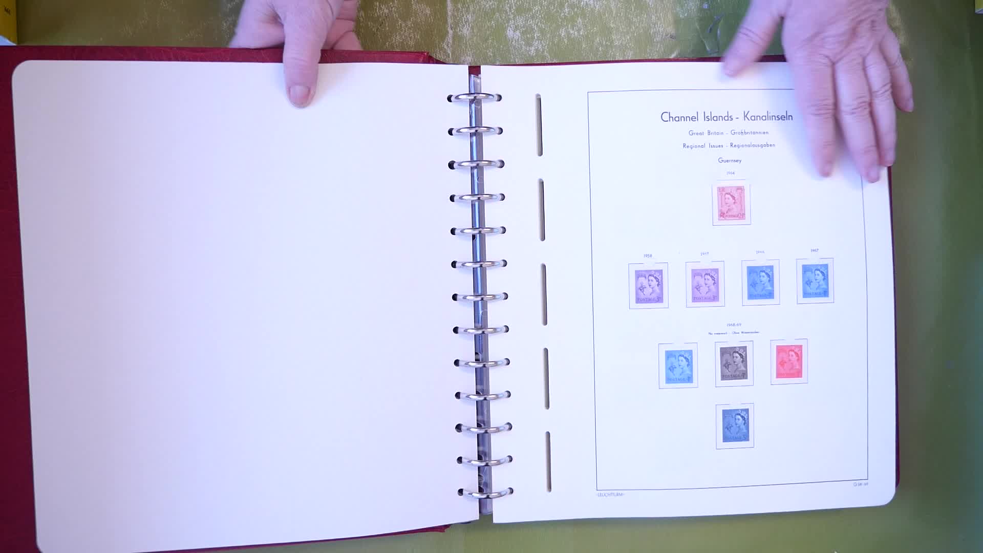 1958/1999, kpl. &#42;&#42; Slg., die Freimarkenausgabe 1969 in beiden ...