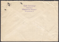 8 Pfg. Posthorn im Viererblock auf Brief nach Österreich, Marken ...