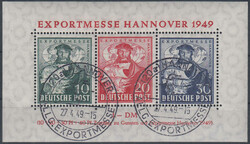 Export Messe Block mit Export Messe SST, Luxus, rs. mit kpl. ...