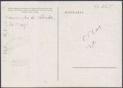 12 Pfg. Kölner Dom auf farbiger Maxikarte entwertet mit ...