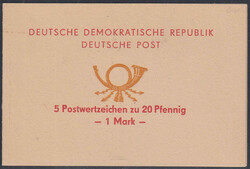 1380: República Democrática Alemana - Stamp booklets
