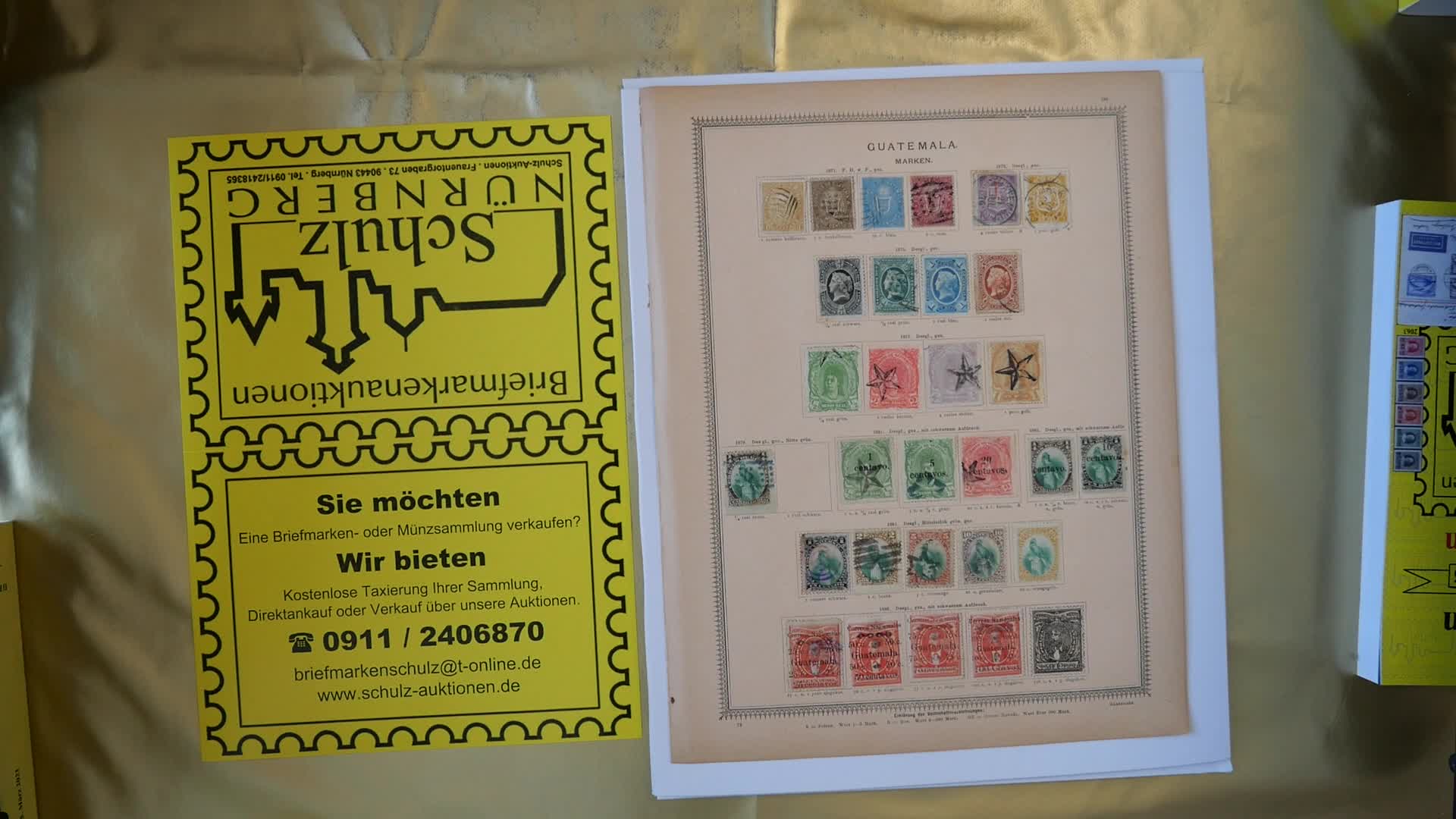 1871/1887, klass. Slg. der ersten Ausgaben einschl. der seltenen Mi. ...