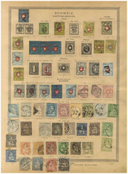 1843/1890, klass. Slg. schon ab Zürich Mi. Nr. 2, Genf Mi. Nr. 3, ...