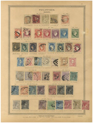 1854/1890, fast kpl. Slg. mit gesuchten Spitzenwerten auf alten ...