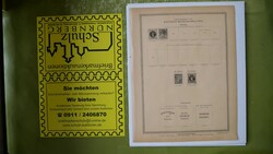 Klass. Slg. ab den Kap Dreiecken/1882 sauber auf alten Schwaneberger ...