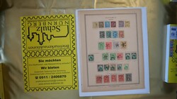 1871/1887, klass. Slg. der ersten Ausgaben einschl. der seltenen Mi. ...