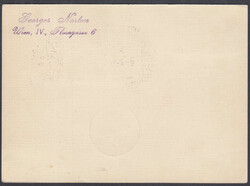 LZ 129, Olympiafahrt, Zuleitungspost aus Österreich mit SST ...