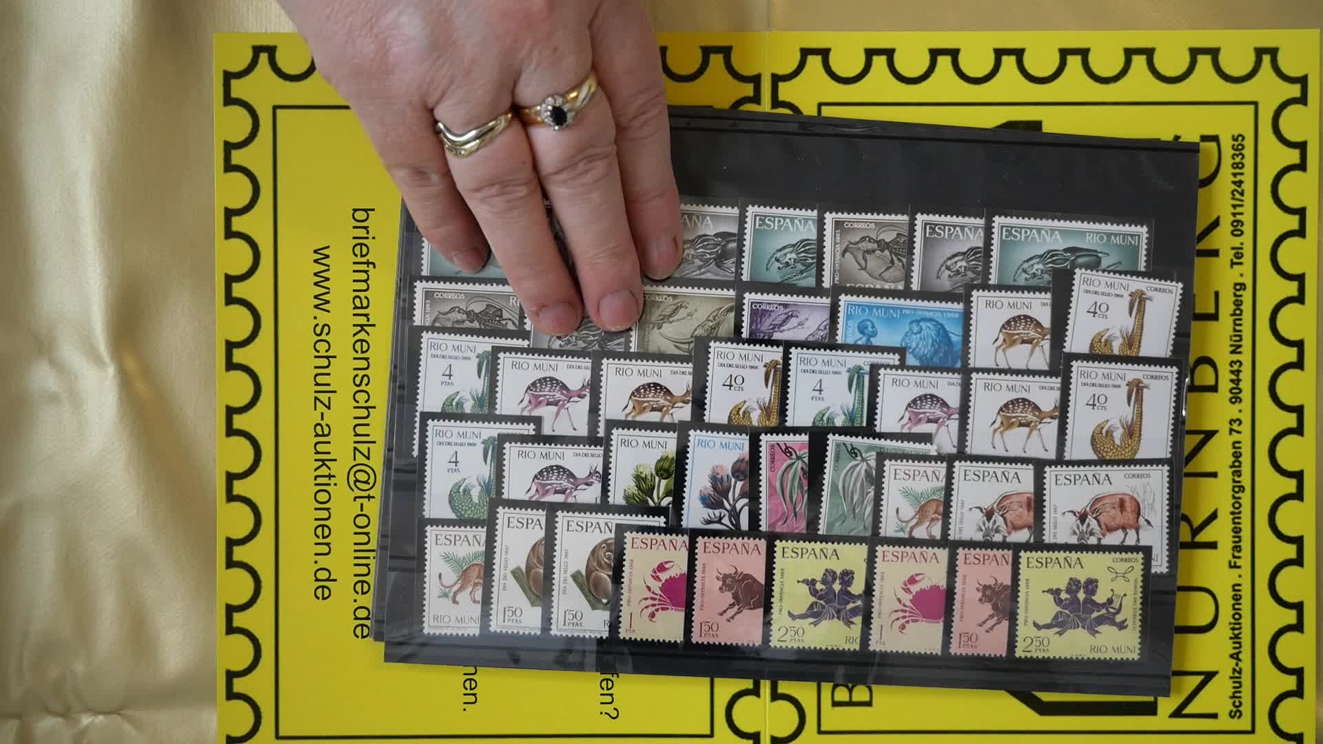 Interess. überwiegend ** Lot auf 6 gr. dicht gesteckten ...