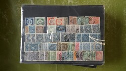 Umfangreiche Bestände ab 1858, dabei schon Mi. Nr. 5/7, schöner ...