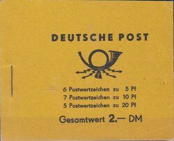 1380: República Democrática Alemana - Stamp booklets
