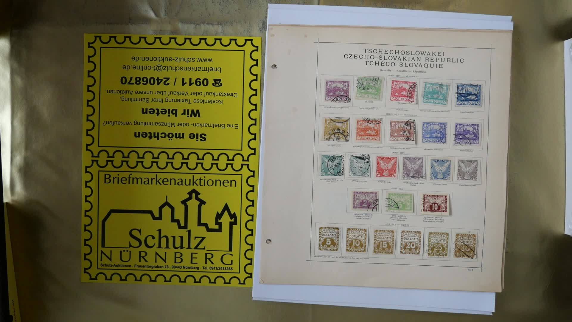 1918/1938, in den Hauptnr. so gut wie kpl. Slg., einschl. den ...