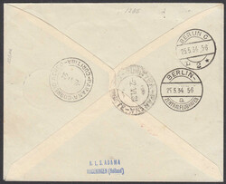 LZ 127, 1. SAF 1934, Zuleitungspost aus Dänemark mit sehr guter ...