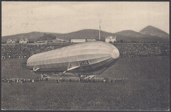 LZ 17 Sachsen, Fahrt nach Haida 1913, Beleg aus Österreich mit SST ...