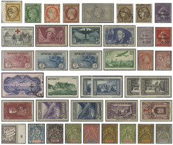 Frankreich u. Gebiete, interess. Zusammenstellung ab der 1.Ausgaben, ...