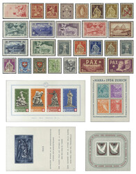 Ca. 1900/1973, saubere ** Slg., dabei Pro Juv. schon die ...