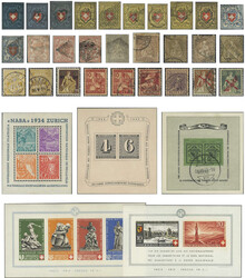 1850/1944, umfangreiche Slg., schon beginnend mit den Ausgaben Rayon, ...