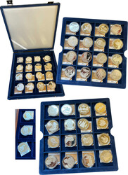 Feinsilber Gedenkprägungen in polierter Platte zu den Dt. 10,- DM ...