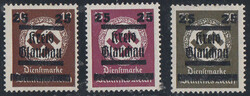 930: Deutsche Lokalausgabe Glauchau - Dienstmarken