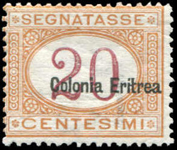 3560: Italienisch Eritrea - Portomarken
