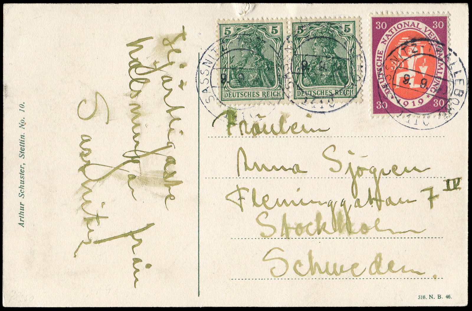 Lot 6475 - Deutsches Reich Deutsche Schiffspost allgemein - Auktionshaus Schlegel 26 Public Auction Lot 6475 - Deutsches Reich Deutsche Schiffspost allgemein - Auktionshaus Schlegel 26 Public Auction