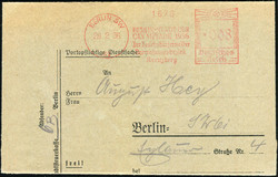 105: Berlin Postal History - Specialties