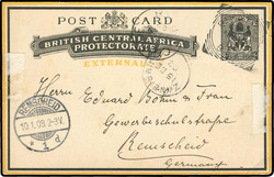 4723: British Central Africa - Postal stationery