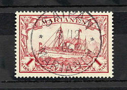 1901, 1 M., Freimarke Kaiseryacht, sauber gestempelt in einwandfreier ...