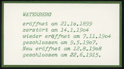 "WATERBERG D-SWA 4, 25.1.07", sauber abgeschlagen auf 10 Pfg. ...