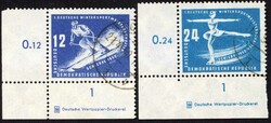 1951, 12 bis 24 Pfg. Wintersportmeisterschaften der DDR als ...