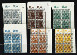 1948, 2 bis 84 Pfg. ohne 49 Arbeiter mit Netzaufdruck als ...