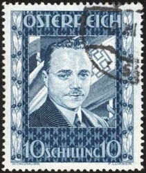 1936, 10 S. Dollfuß, gestempeltes Exemplar in einwandfreier ...
