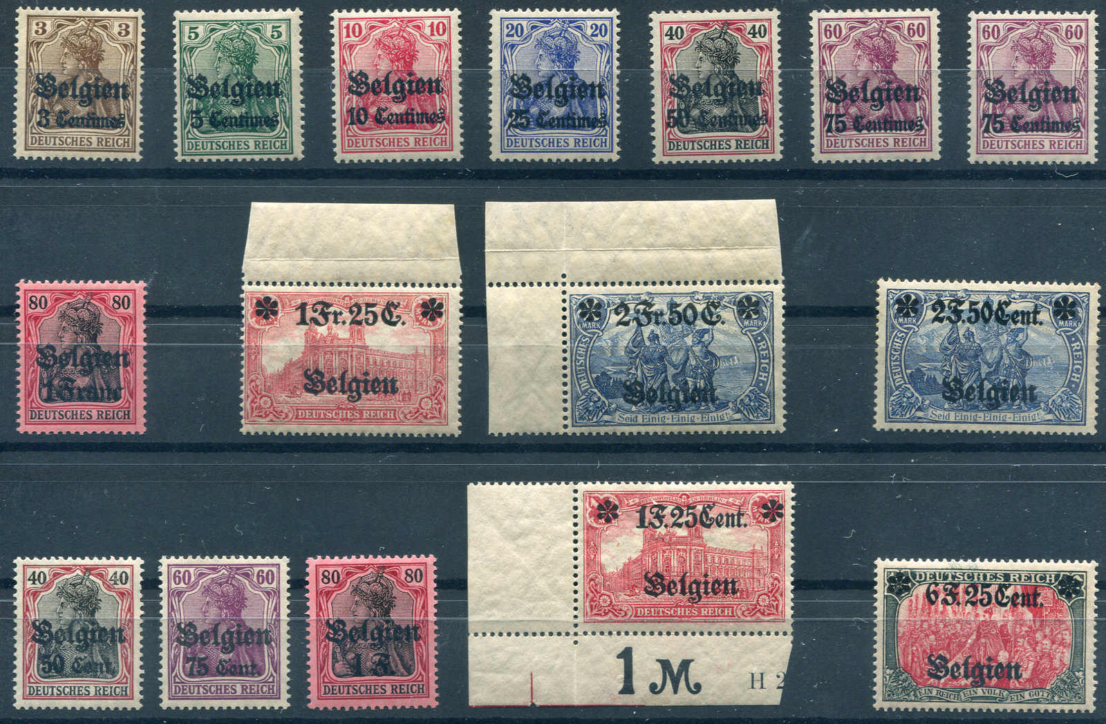 Lot 1592 - COLLECTIONS & ACCUMULATIONS Deutsche Besetz.I.WK Belgium -  Auktionshaus Schlegel 26 Public Auction