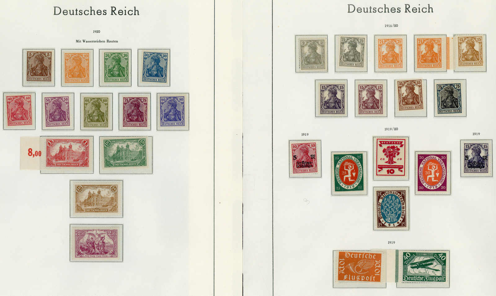 Lot 1289 - COLLECTIONS & ACCUMULATIONS Deutsches Reich - Auktionshaus Schlegel 26 Public Auction Lot 1289 - COLLECTIONS & ACCUMULATIONS Deutsches Reich - Auktionshaus Schlegel 26 Public Auction