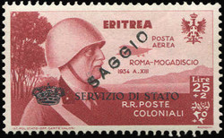 3560: Italienisch Eritrea - Dienstmarken
