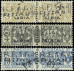 2520: Fezzan - Parcel stamps