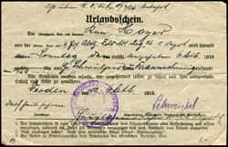 144: Fieldpost World War I - Specialties