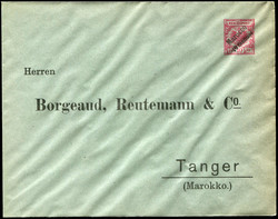 155: German Post in Morocco - Stamps bulk lot