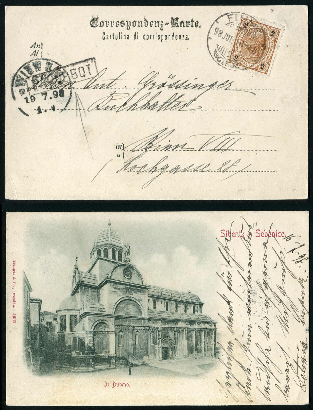 SCHIFFSPOST: 1872/1910, 5 Postkarten und Ganzsachen sowie eine Marke ...
