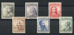 1934, 12 bis 64 G. Wohlfahrt, die kpl. Ausgabe ungebraucht, gute ...