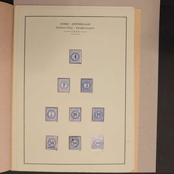 SCHWEIZ PORTOMARKEN: 1878/1938, gemischte Sammlung der Portomarken, ...