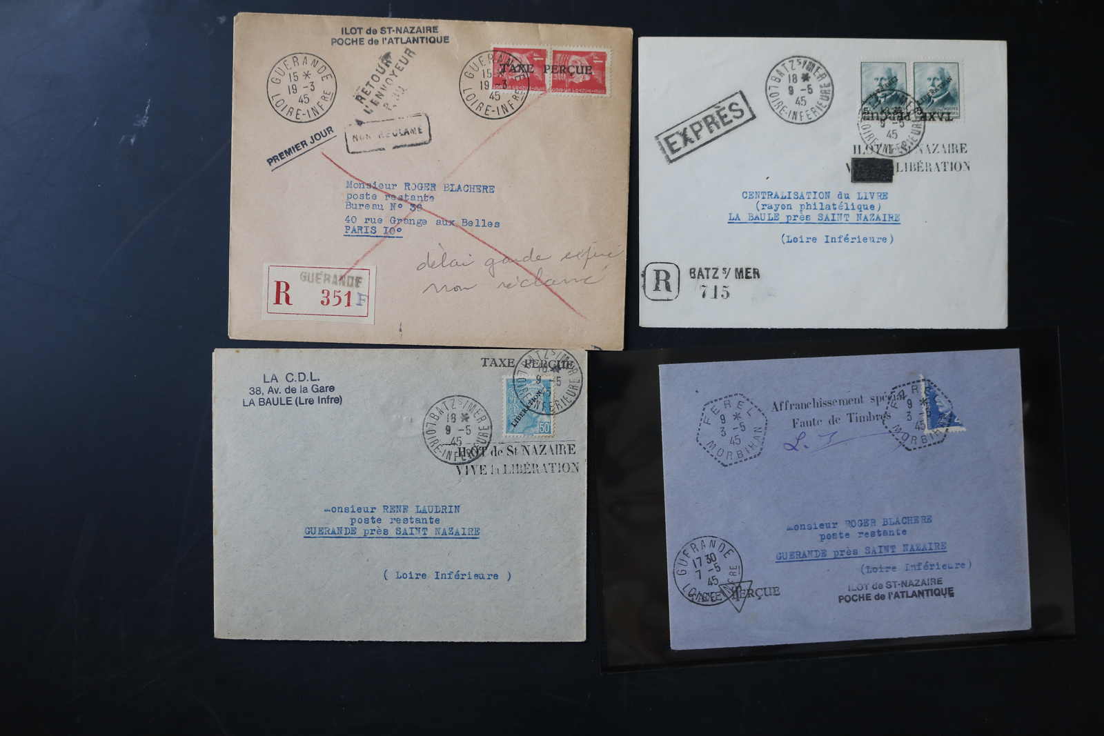 Lot 1635 - COLLECTIONS & ACCUMULATIONS deutsche besetz.ii.wk frankr. st.nazaire - Auktionshaus Schlegel 26 Public Auction Lot 1635 - COLLECTIONS & ACCUMULATIONS deutsche besetz.ii.wk frankr. st.nazaire - Auktionshaus Schlegel 26 Public Auction