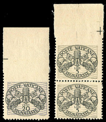 6630: Vaticane - Postage due stamps