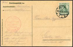 981000: Zeppelin, Zeppelinpost vor WW-I,
