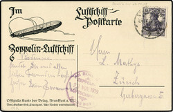 982010: Zeppelin, Zeppelinpost LZ120-ZR3, Deutsche Zeppelinpost