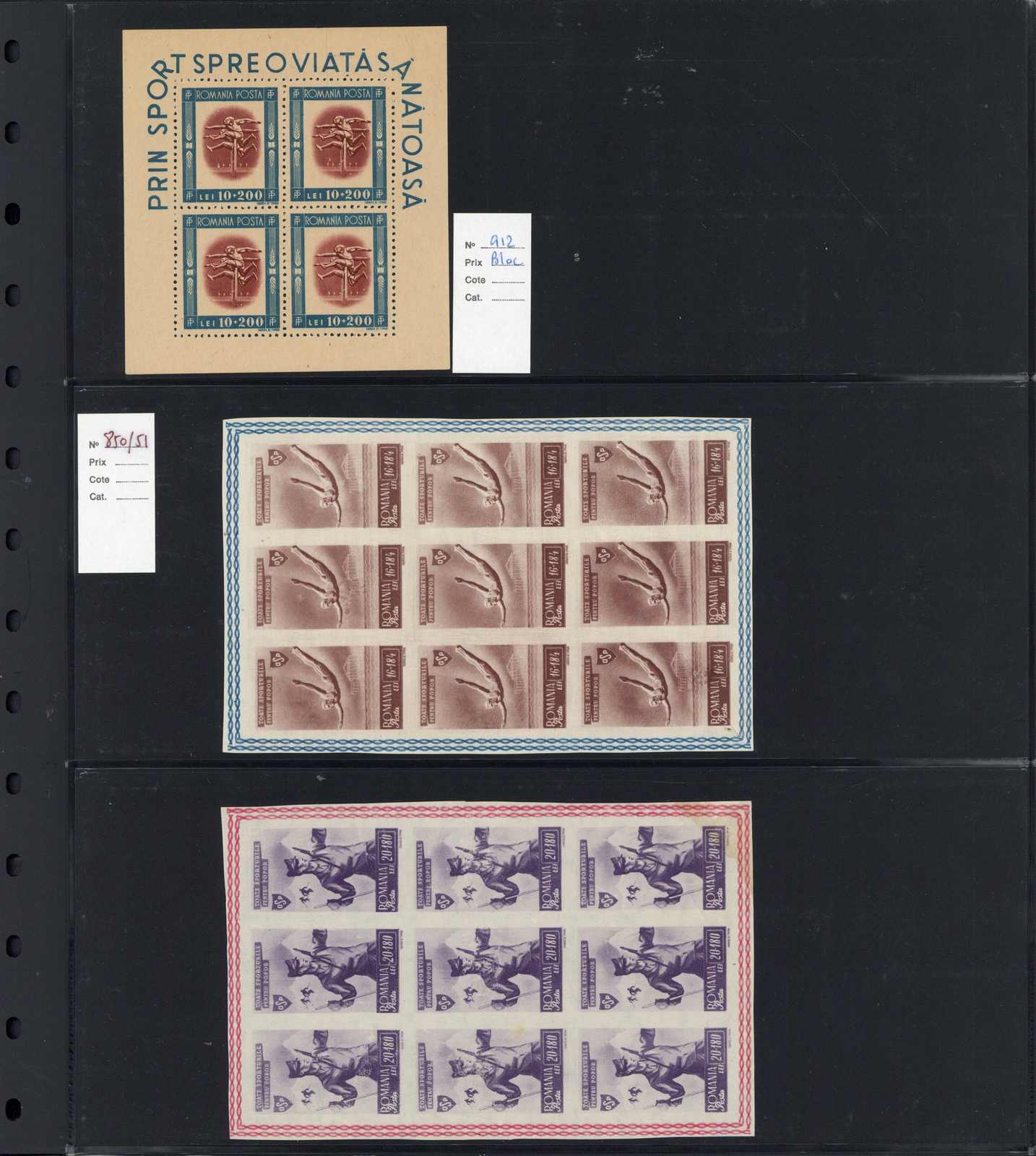 Lot 801 - Collections Louis Nicollin Romania -  Auktionshaus Schlegel 26 Public Auction