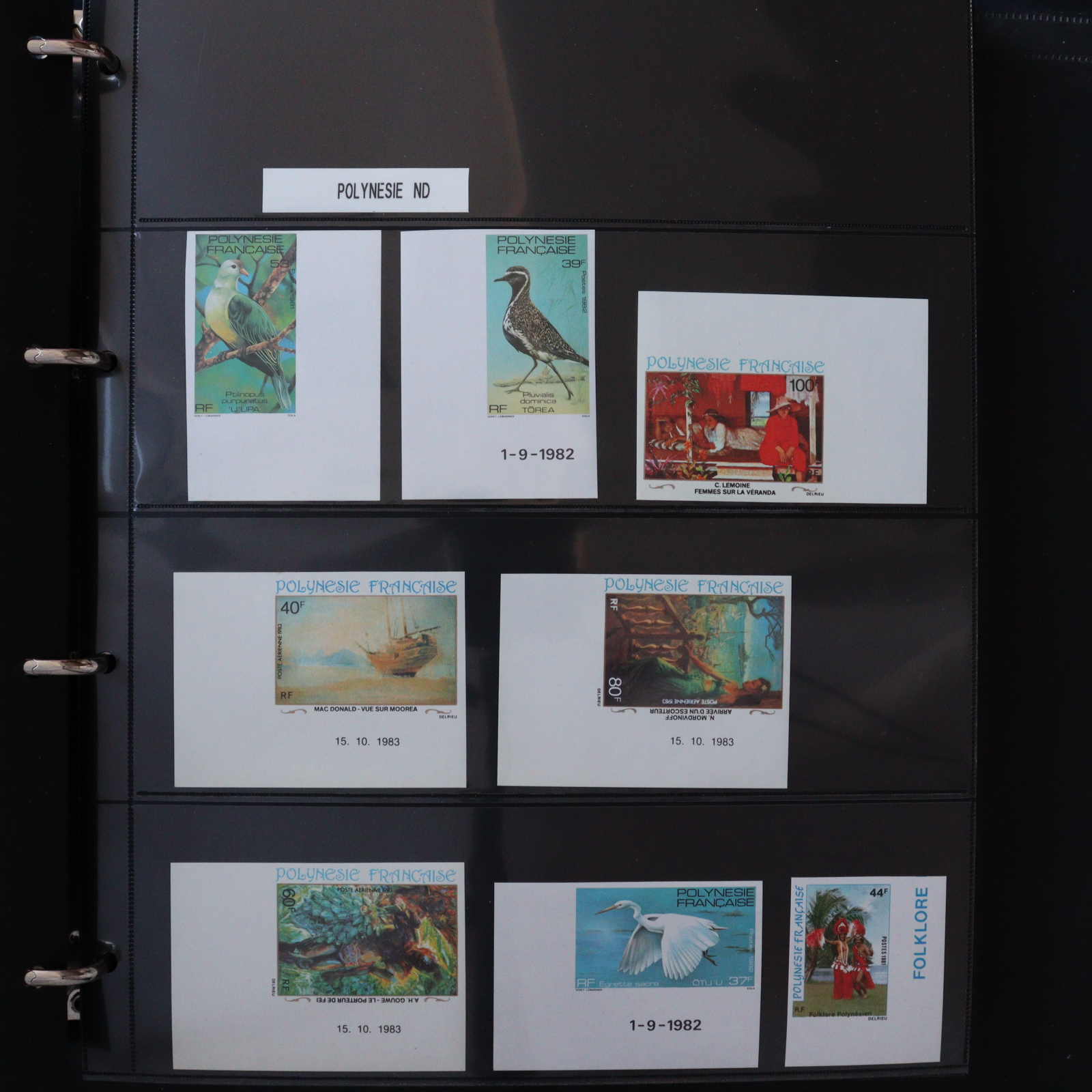 Lot 878 - Collections Louis Nicollin french polynesia -  Auktionshaus Schlegel 26 Public Auction